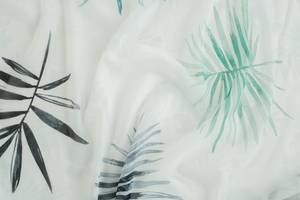 Gardine grün petrol Floral modern Grün - Textil - 140 x 245 x 140 cm