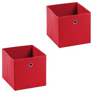 Boîtes de rangement ELA (Lot de 2) Rouge