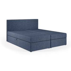 Boxspringbett Doppelbett Dritto Nachtblau - Breite: 180 cm