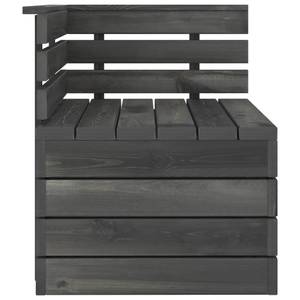 Canapé palette Gris - Bois massif - Bois/Imitation - 65 x 72 x 65 cm