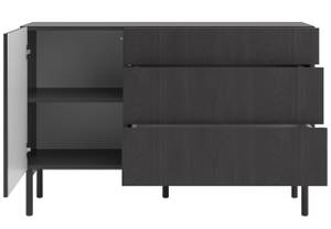 Sideboard NOLIE Schwarz - Breite: 140 cm