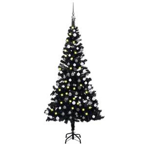 künstlicher Weihnachtsbaum 3009438-2 Schwarz - Grau - Weiß - 65 x 120 x 65 cm
