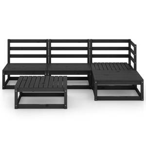 Salon de jardin (lot de 5) 3009913-2 Noir