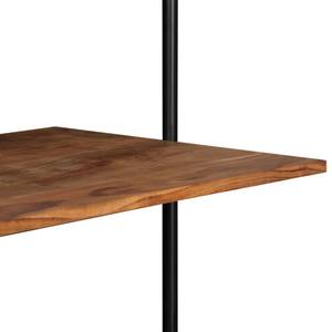 Tisch 247694 Braun - Metall - Massivholz - Holzart/Dekor - 90 x 170 x 40 cm