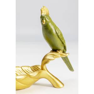 Deko Schale Parrot Guard Gold - Kunststoff - Stein - 21 x 14 x 10 cm