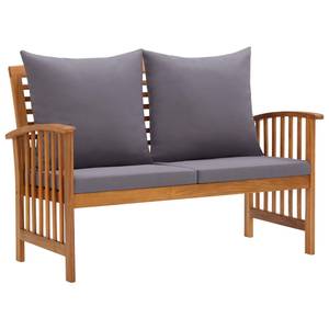 Garten-Lounge-Set (5-teilig) 3004232-3 Grau - Massivholz - Holzart/Dekor - 50 x 43 x 102 cm