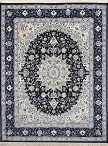 Tapis Classical Gris - Bleu nuit - 152 x 244 cm