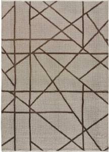 Teppich im Boho-Stil LUX Taupe - 120 x 170 cm