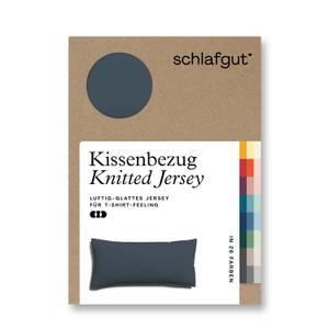 Kissenbezug Knitted Jersey Anthrazit - 40 x 4 x 80 cm