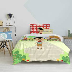 WOODEN PUPPET BETTBEZUG-SET Textil - 1 x 140 x 200 cm