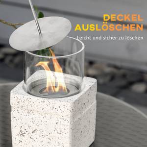 Feuerschale 842-309V00GY Grau - Metall - 12 x 12 x 12 cm