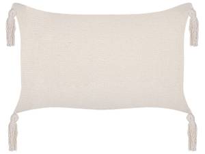 Coussin décoratif HAKONE Beige - Crème - 45 x 25 cm