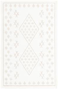 Tapis St. Gallen Folklore Blanc - 160 x 245 cm