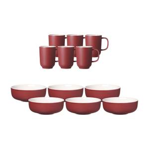 Brunchset Jasper 12er Set Violett - Rot