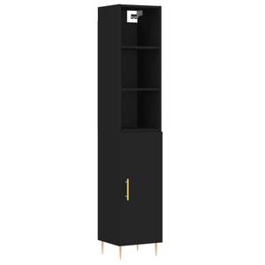 Highboard DE4089 Schwarz - Holzwerkstoff - 34 x 180 x 35 cm