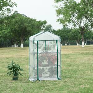 Serre de jardin Chaam Blanc - Hauteur : 125 cm