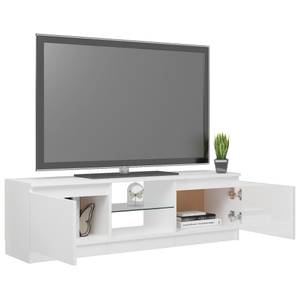 Meuble tv 3009188 Blanc brillant - 30 x 120 cm