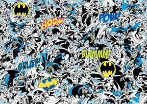 Batman Herausforderungspuzzle Blau - Papier - 50 x 1 x 70 cm