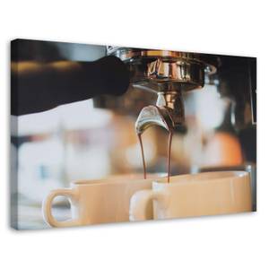 Leinwandbild Tasse Kaffee Trinken 60 x 40 cm