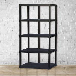 Gartenschrank Damme Schwarz - 100 x 40 cm