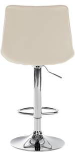 Tabouret de bar Toni Blanc crème