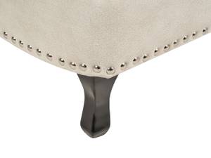 Chaise longue NIMES Beige - Noir - Crème - Accoudoir monté à gauche (vu de face) - Textile