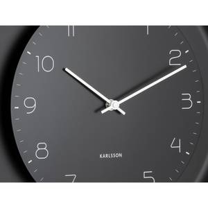 Horloge murale Dual Disc Noir