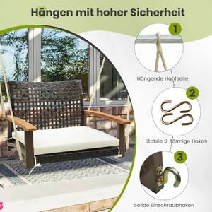 Hängesessel TI93829ITDE Braun - Rattan - 70 x 54 x 82 cm