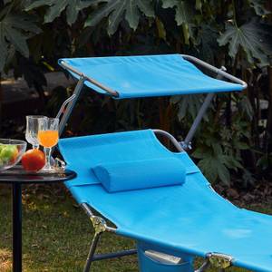 Transat de jardin OGS48-Bx2 Bleu