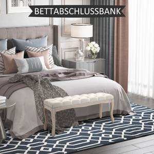 Schuhbank 837-178BG Beige - Textil - 40 x 48 x 110 cm