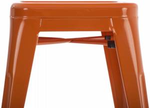 Tabouret bas Armin Orange