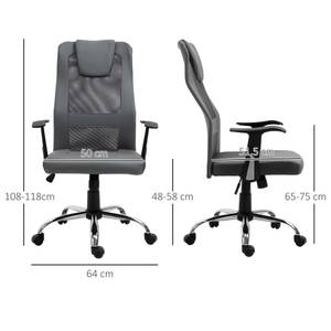 Bürostuhl ergonomisch 921-141GY Grau