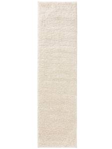Hochflorteppich Soho 5 Weiß - Textil - 80 x 4 x 300 cm