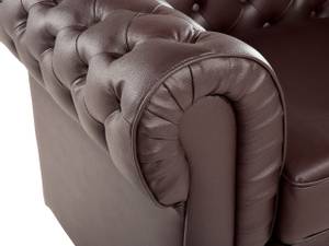 Fauteuil CHESTERFIELD Marron - 108 x 70 x 77 cm