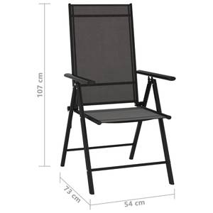 Garten-Lounge-Set Grau - Metall - 41 x 38 x 50 cm