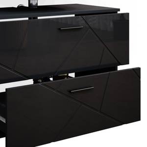 Mobilier de salle de bains Irma Anthracite - Anthracite brillant