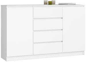 Commode K160 2T 4S CLP Blanc