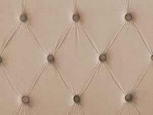 Lit double LUBBON Beige - Argenté - 152 x 142 x 215 cm