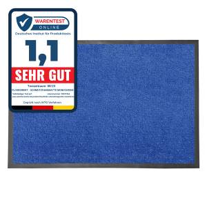 Schmutzfangmatte Monochrom Blau - 40 x 60 cm