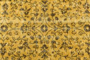 Teppich Ultra Vintage DCCXIII Gelb - Textil - 130 x 1 x 206 cm