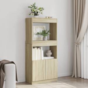 Highboard DE8614 Braun - Holzwerkstoff - 33 x 140 x 63 cm