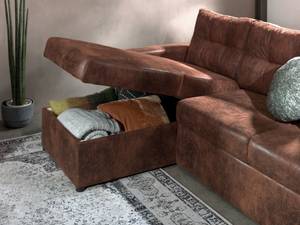 Ecksofa ASTORIA Braun - Textil - 226 x 85 x 146 cm