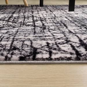 Hochflor-Teppich Malaga 771 Grau - Textil - 120 x 120 cm