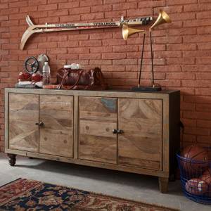 Buffet Duld Range Marron - Bois massif - 180 x 85 x 40 cm