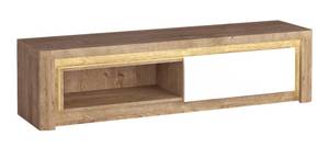 RTV-Schrank LAVINIO Braun - Weiß - Holzwerkstoff - 162 x 42 x 40 cm