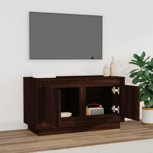 TV-Schrank D499 Eiche Schwarzbraun Dekor