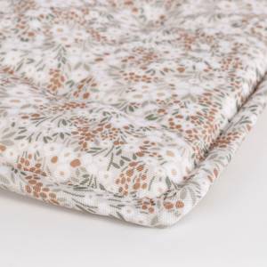 Sitzkissen Blossom Beige - Textil - 40 x 3 x 40 cm