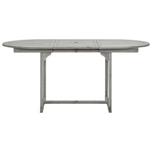 Table de jardin 3012961 Gris - Bois massif - Bois/Imitation - 170 x 75 x 170 cm