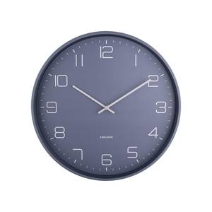 Horloge murale Lofty Fer - Bleu