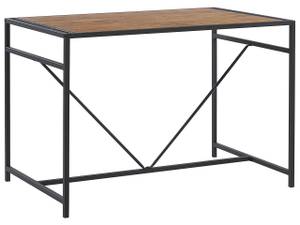 Esstischset BURTON 5-tlg Schwarz - Braun - Holzwerkstoff - 106 x 76 x 70 cm